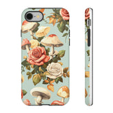 Floral Phone Case - Tough Cases with Mushroom and Rose